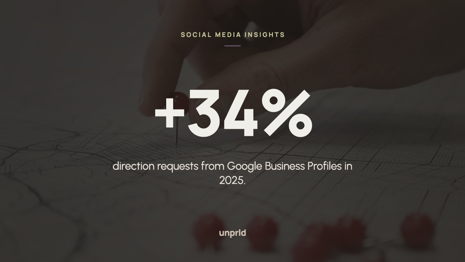 +34% direction requests from Google Business Profiles in 2025.